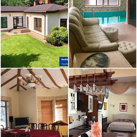 Guests House With Amazing Pool And Sauna Babīte Exterior foto